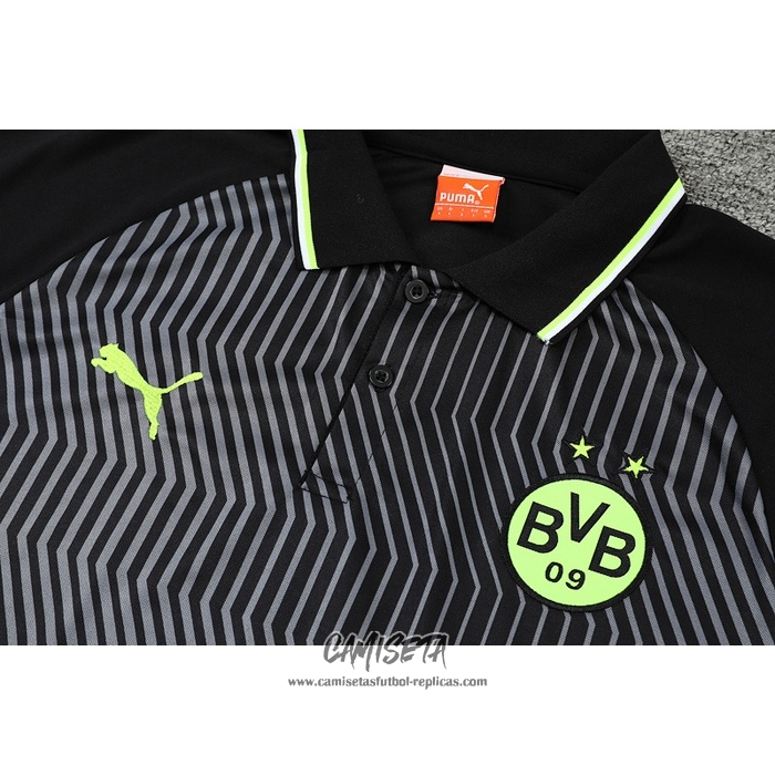 Camiseta Polo del Borussia Dortmund 2022-2023 Gris